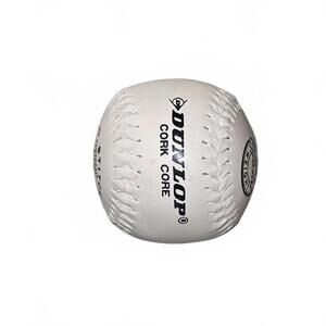 Dunlop Cork Core Hand Stitched Synthetic Leather Baseball